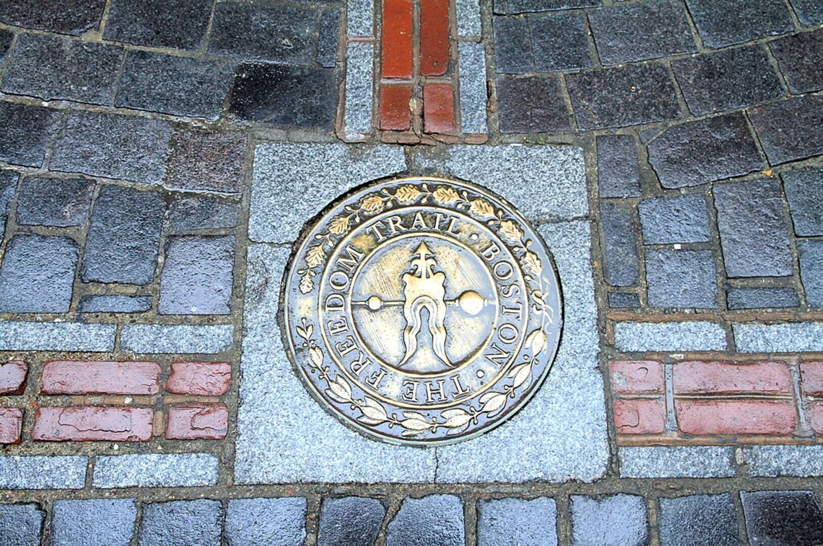 Freedom Trail brick path